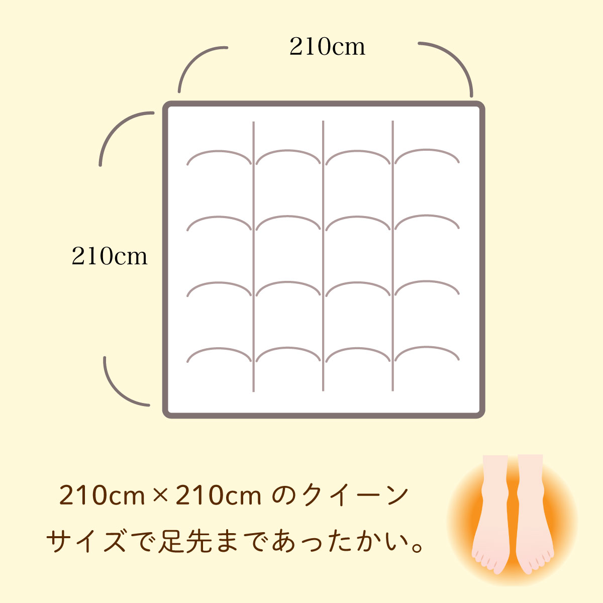 クイーンサイズ羽毛ふとん